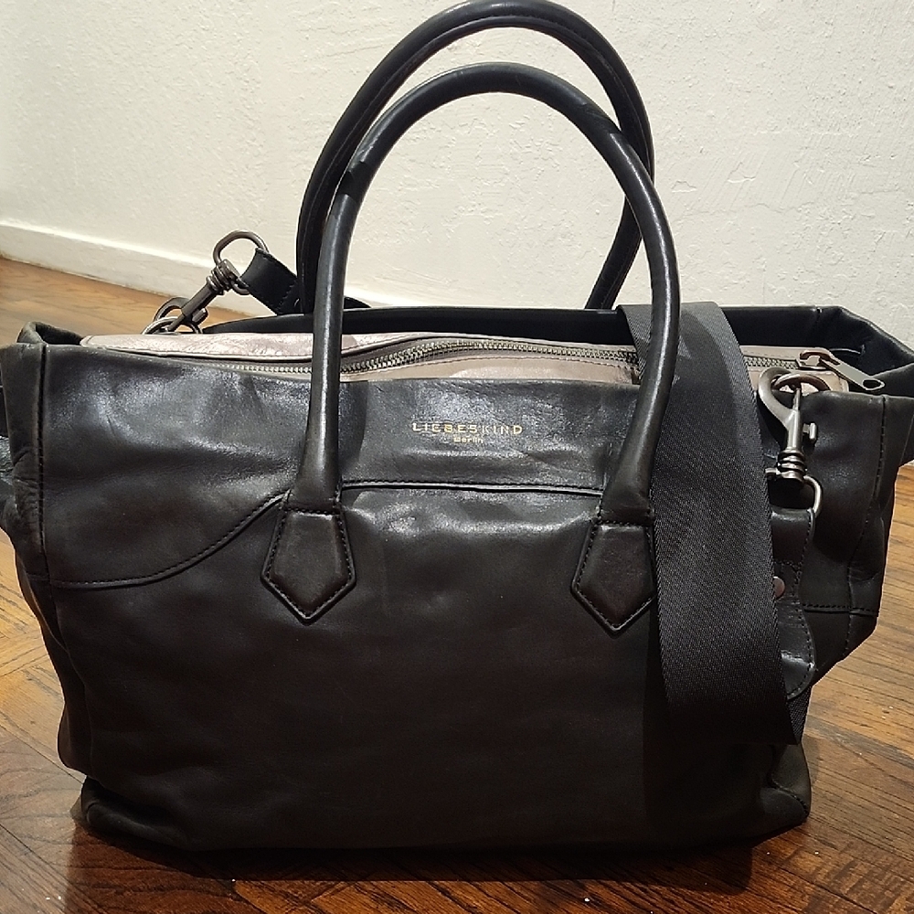 Liebeskind Berlin Georgia Foil Leather Satchel